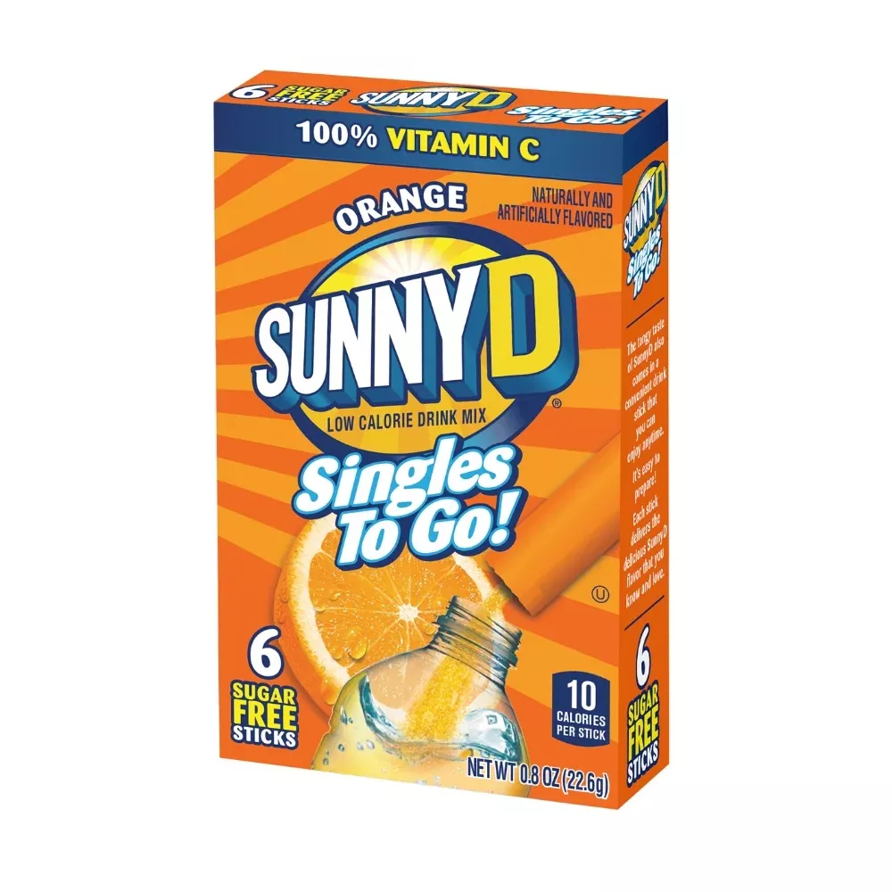 Sunny D Orange Singles To Go