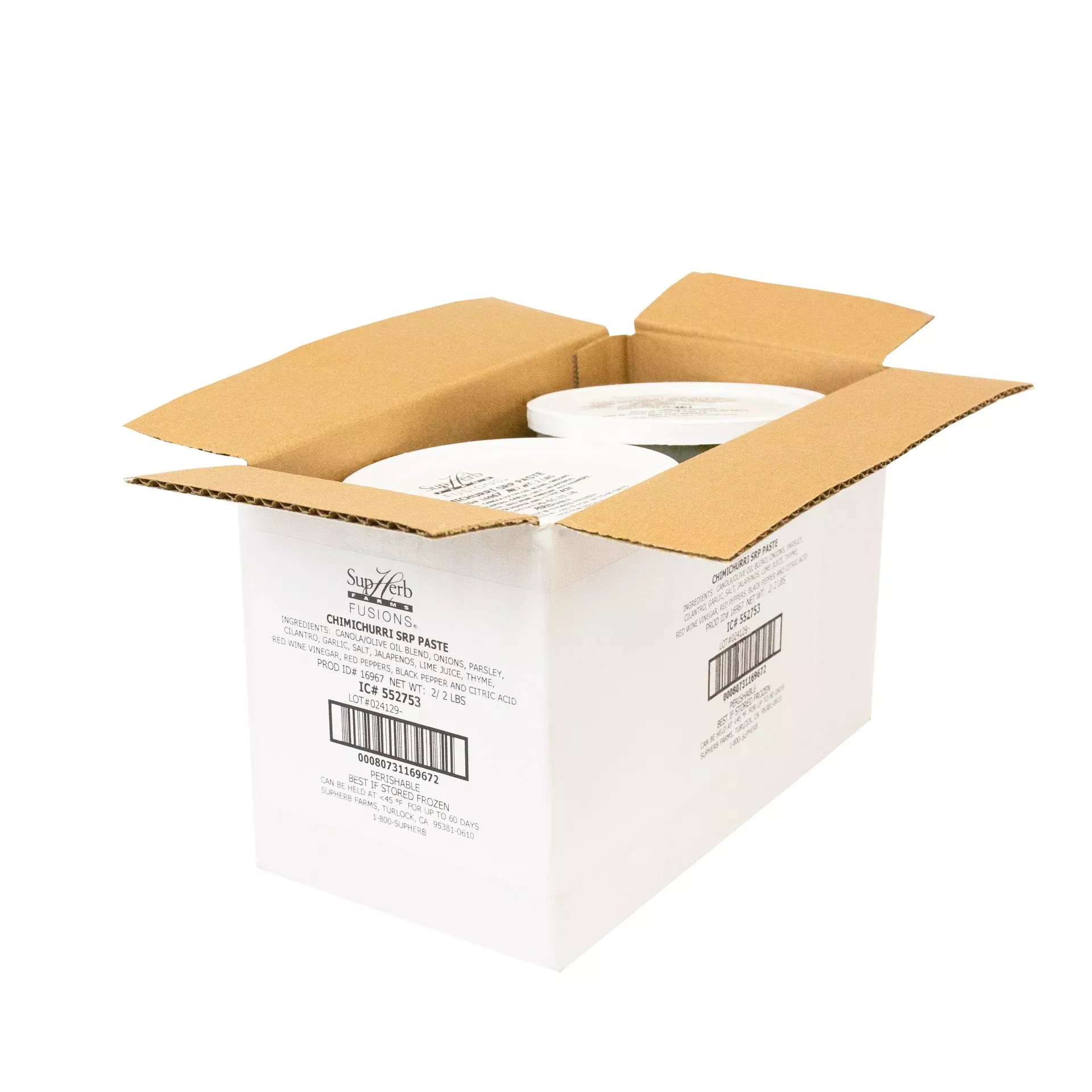 Supherb Farms Chimichurri Srp Paste 2 Pound Each - 2 Per Case