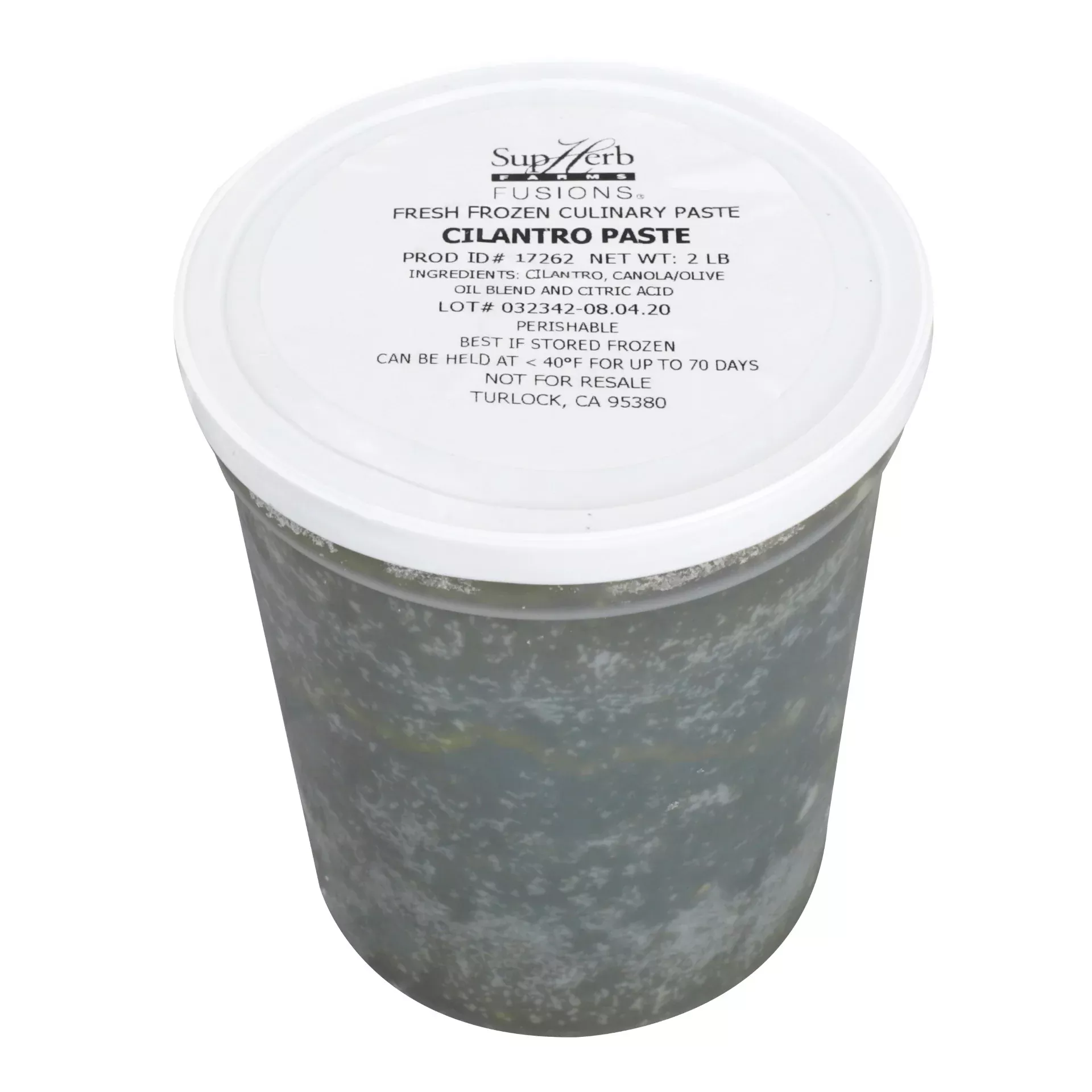 Supherb Farms Cilantro Paste 2 Pound Each - 2 Per Case