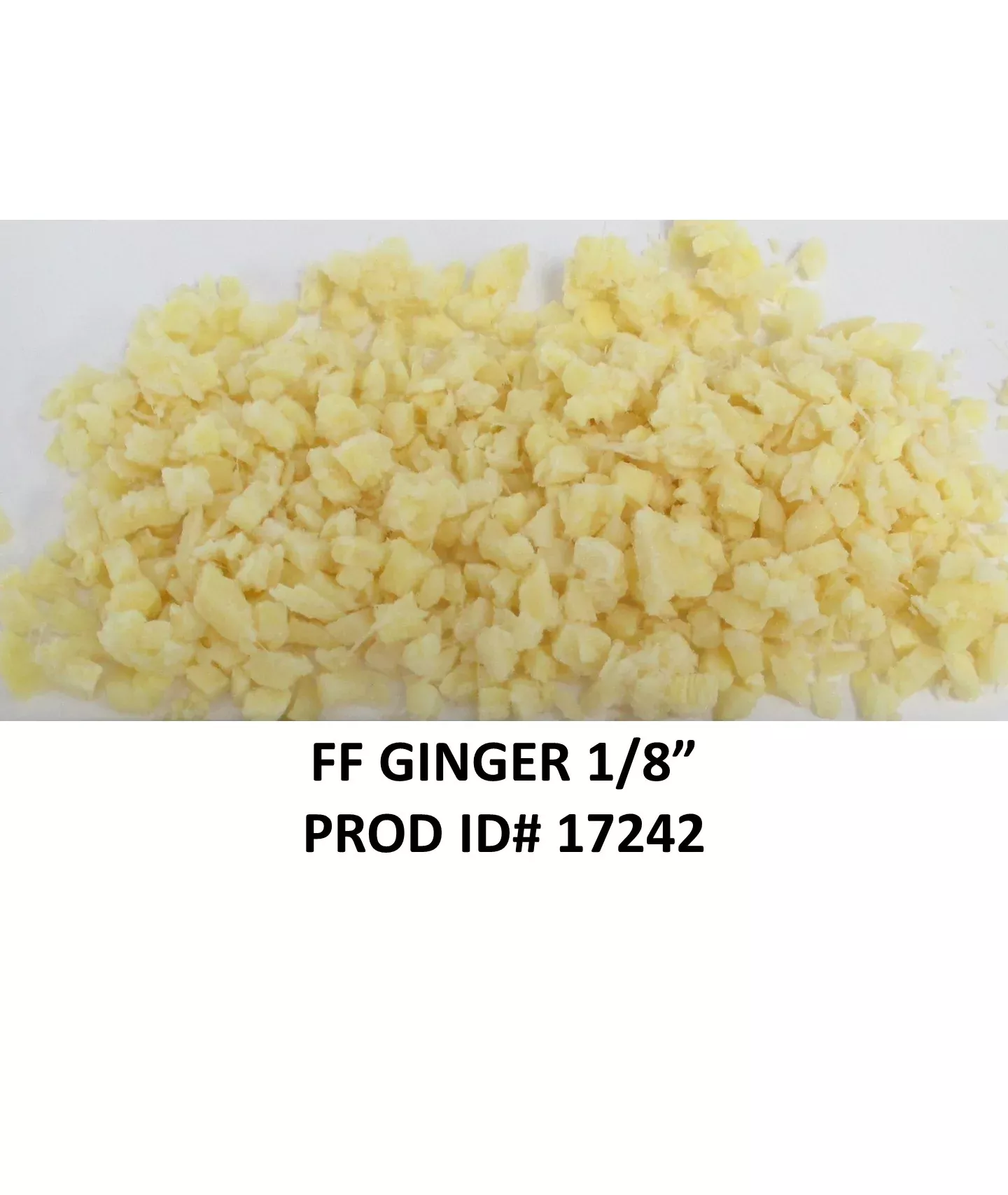 Supherb Farms Ginger 8 Inch Diced 5 Pound Each - 1 Per Case