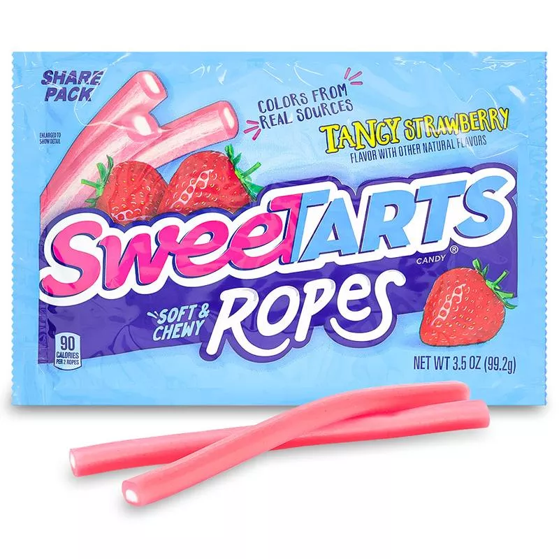 Sweetarts Ropes Tangy Strawberry - 3.5oz