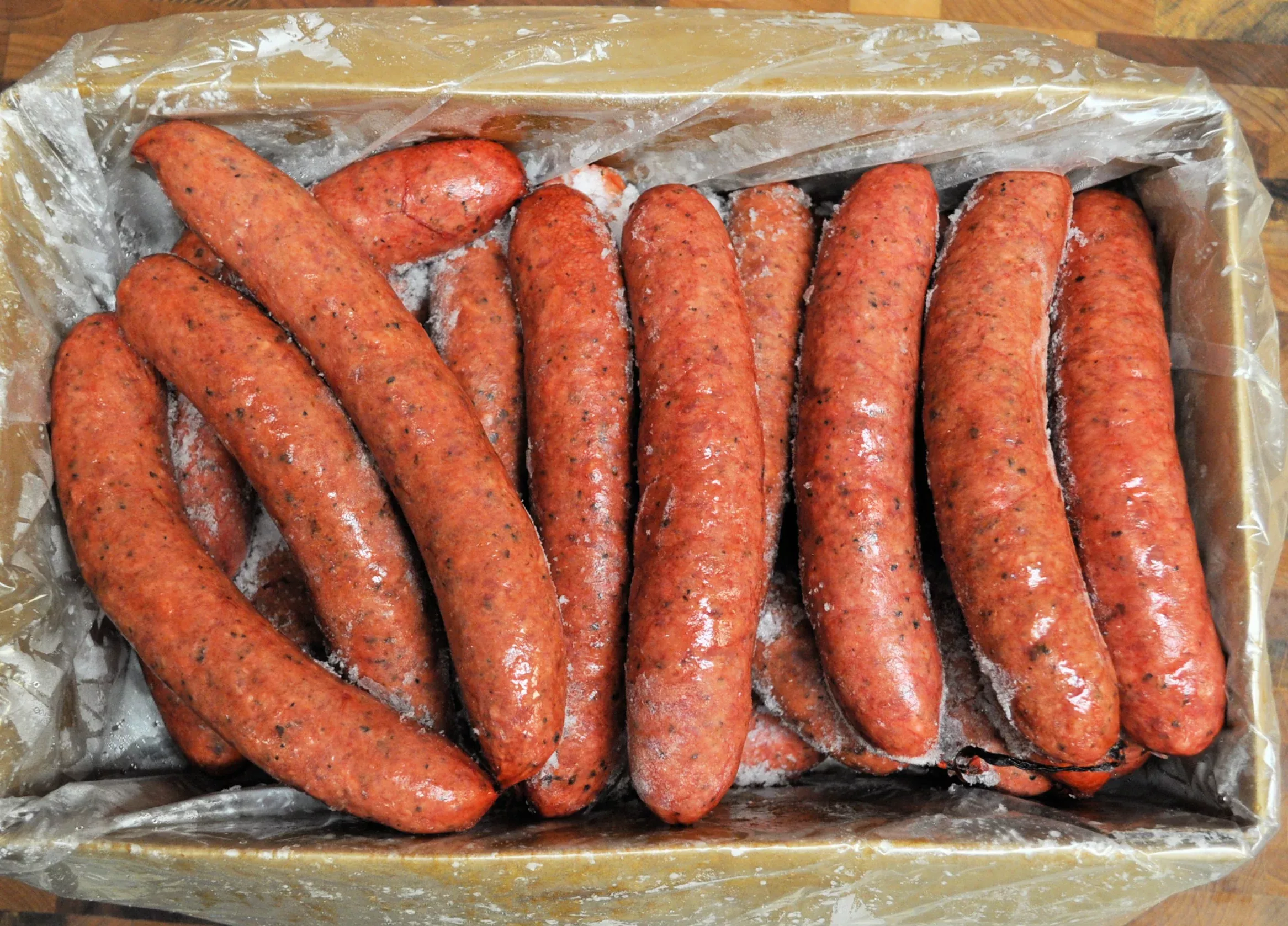 Syracuse Sausage Hickory Smoked Sausage Link 10 Pound Each - 1 Per Case