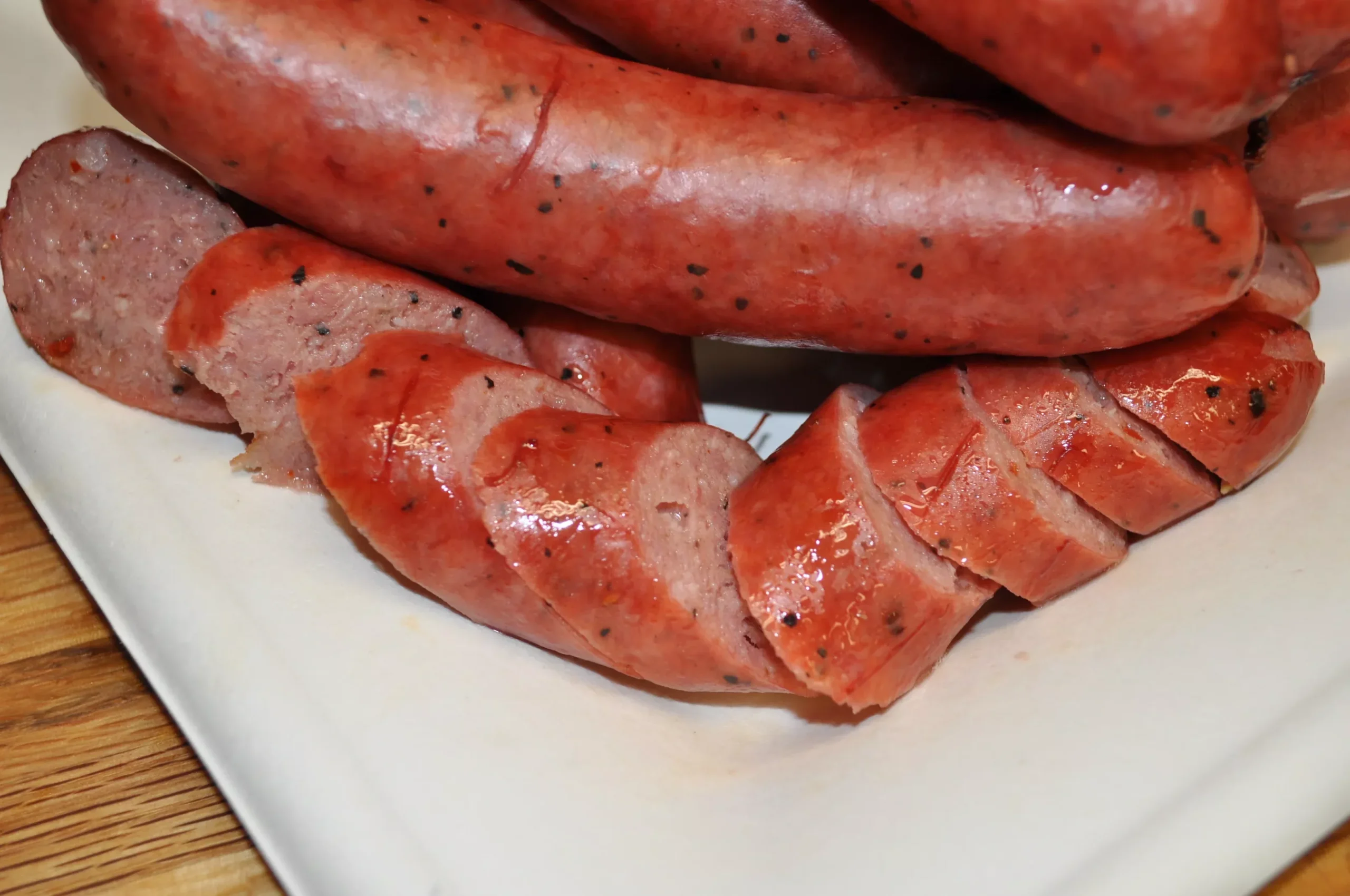 Syracuse Sausage Old Smoked Sausage Links 10 Pound Each - 1 Per Case