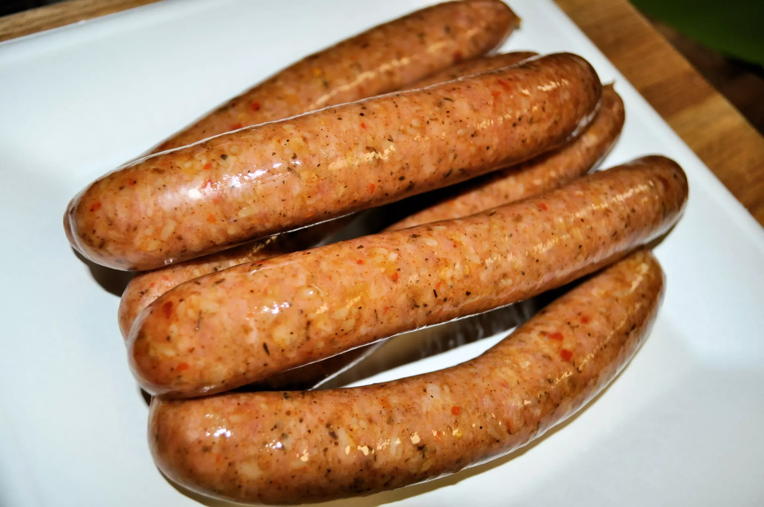 Syracuse Sausage Texas Style Boudin Fully Cooked Link 10 Pound Each - 1 Per Case