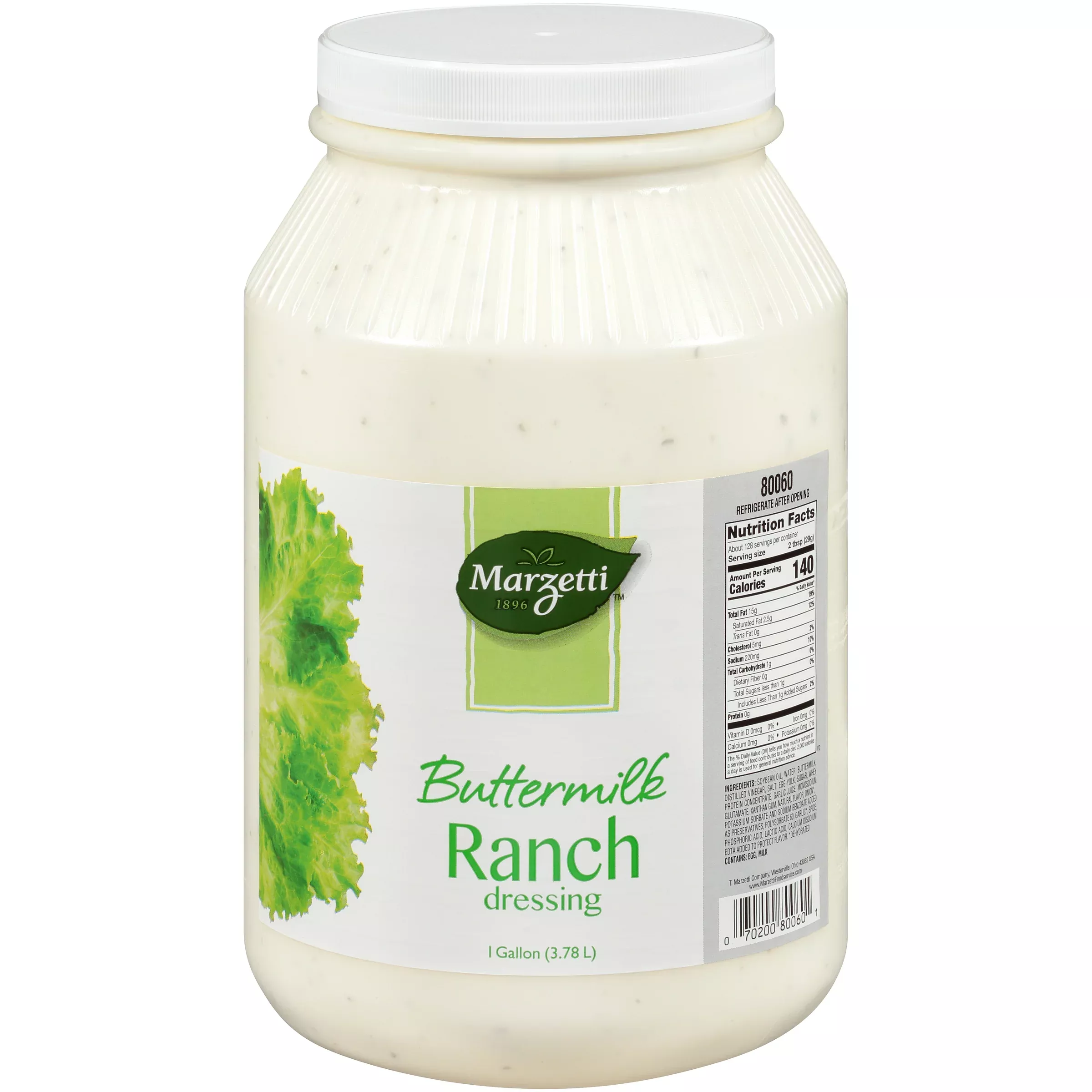 T. Marzetti Buttermilk Ranch Dressing Bulk 1 Gallon - 4 Per Case