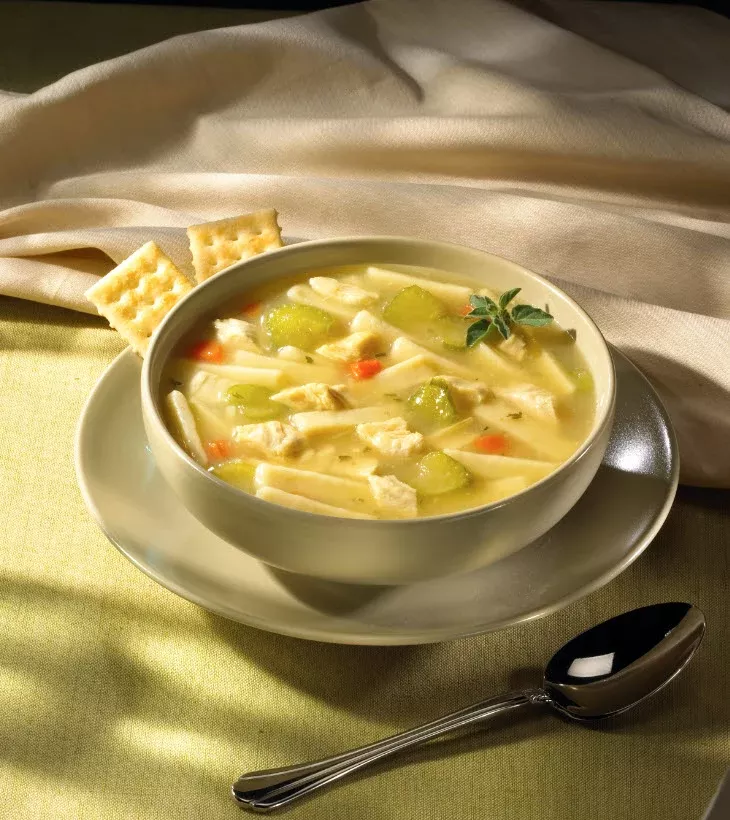 Taste Traditions Of Omaha Taste Traditions Rich Chicken Broth with Eggnoodle Soup 3 Pound Each - 6 Per Case