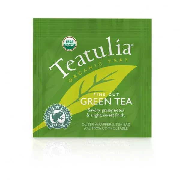 Teatulia Organic Teas Green Wrapped Standardtea 50 Count Packs - 1 Per Case