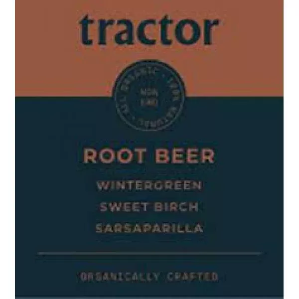 Tractor Beverage Co Organic Root Beer Soda Syrup 2.5 Gallon - 1 Per Case