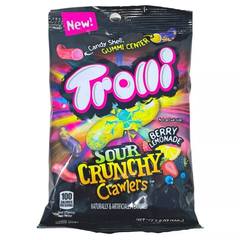 Trolli Sour Crunchy Crawlers Berry Lemonade - 3.8oz