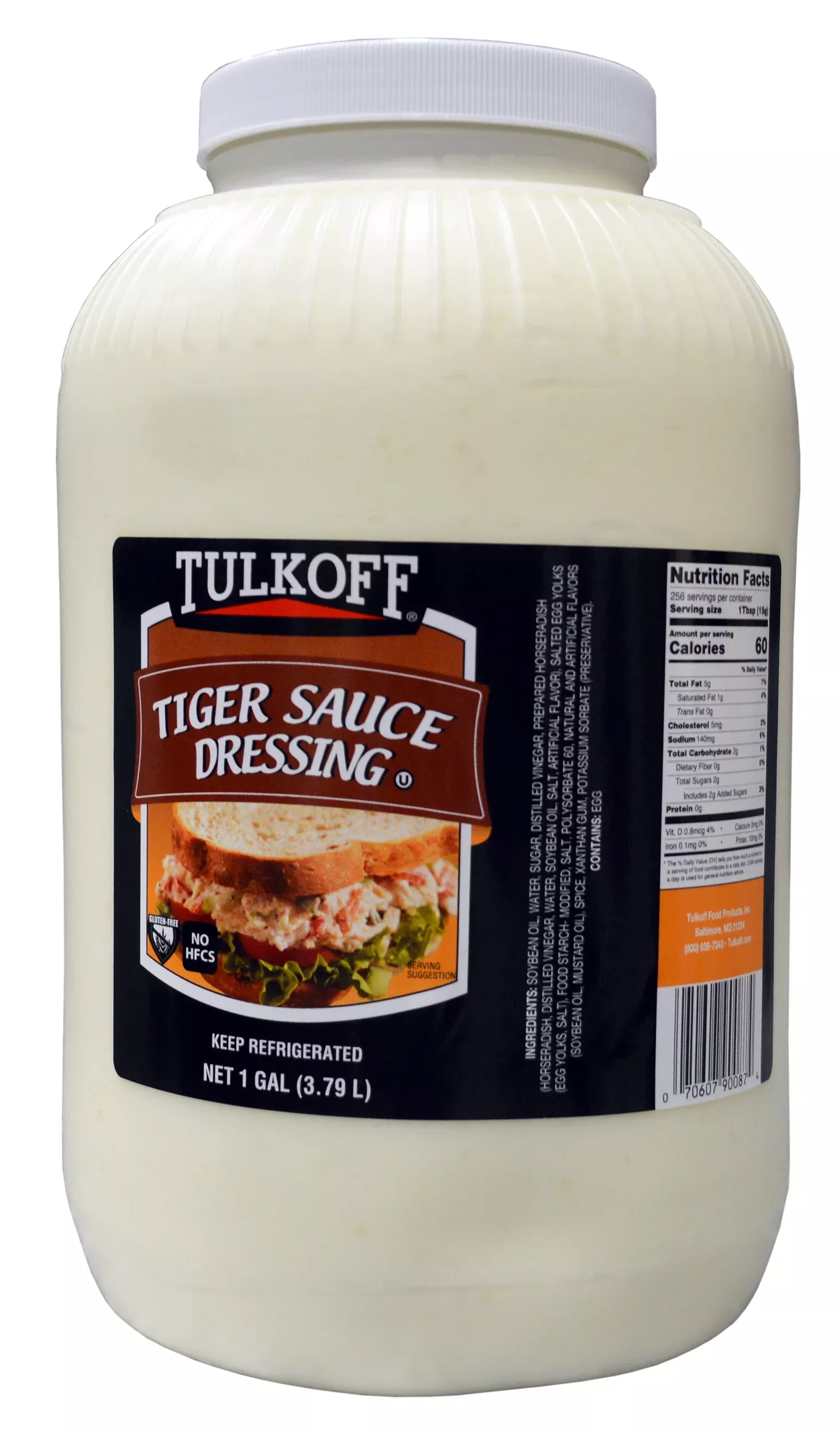 Tulkoff Tiger Sauce Dressing 1 Gallon - 4 Per Case