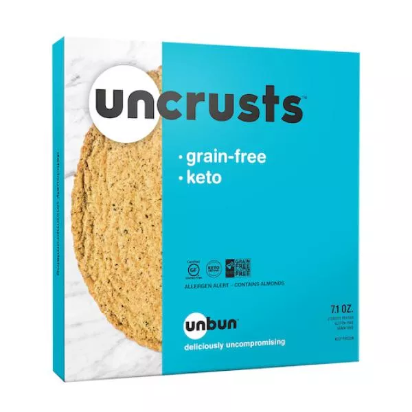 Unbun Keto Vegan Pizza Uncrust 200 Grams Each - 8 Per Case