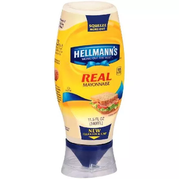 Unilever Retail - Hellmann's Mayonaise Real 11.5 Fluid Ounce - 12 Per Case