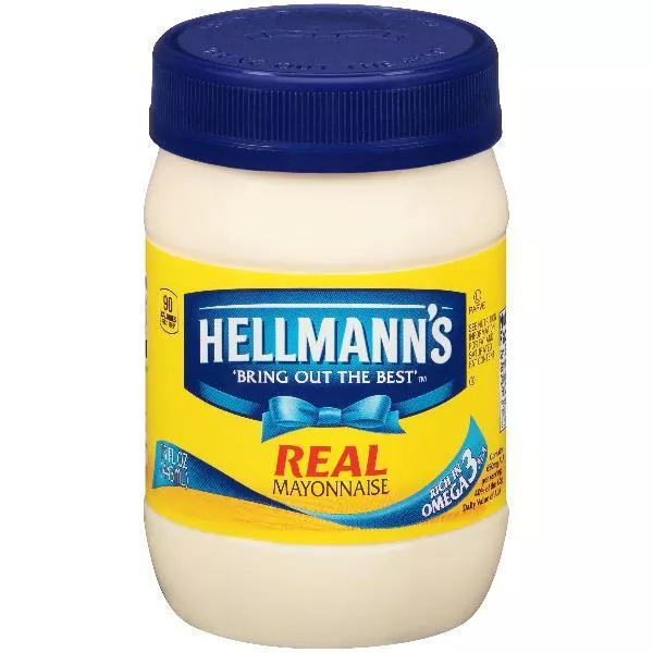 Unilever Retail - Hellmann's Mayonnaise Real 15 Fluid Ounce - 12 Per Case