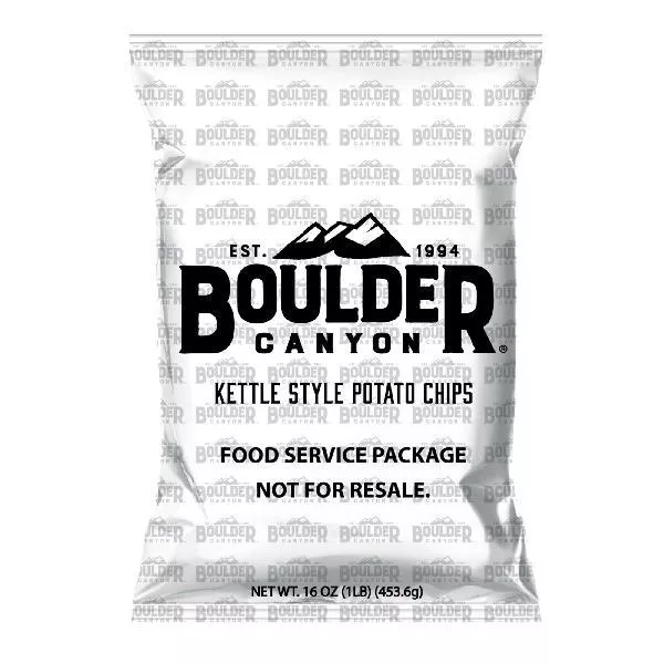 Utz Quality Foods Boulder Canyon Original Chip 16 Ounce Size - 8 Per Case