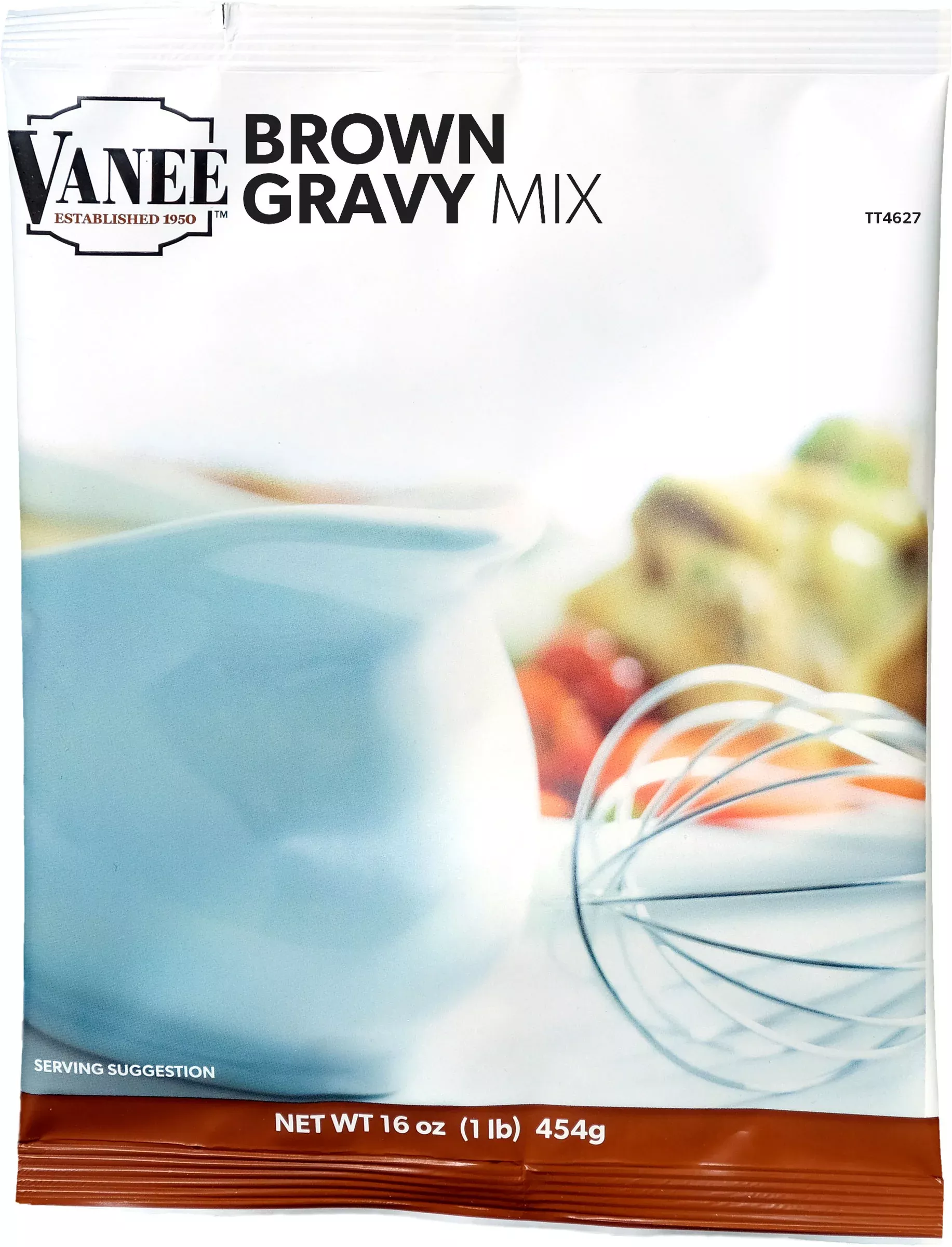 Vanee Foods Brown Gravy Mix 16 Ounce Size - 8 Per Case