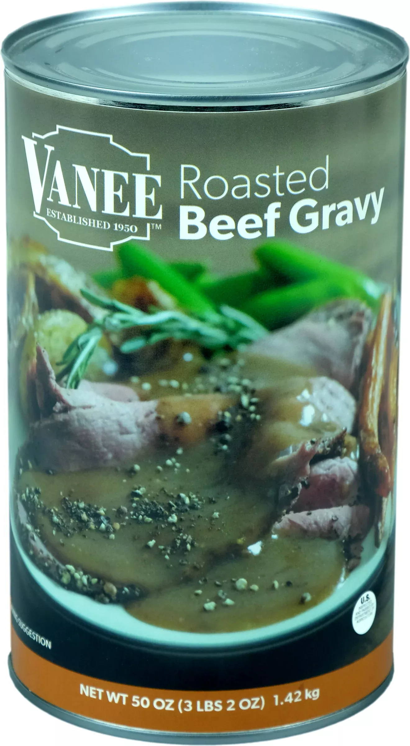 Vanee Foods Roasted Beef Gravy 50 Ounce Size - 12 Per Case