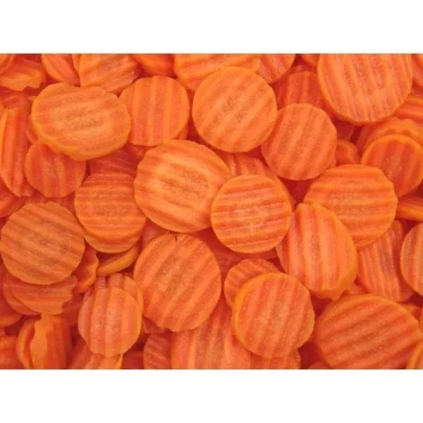 Vegetables - Frozen Commodity Carrot Crinkle Cut Medium Individual Quick Frozen Grade-a 20 Pound Each - 1 Per Case