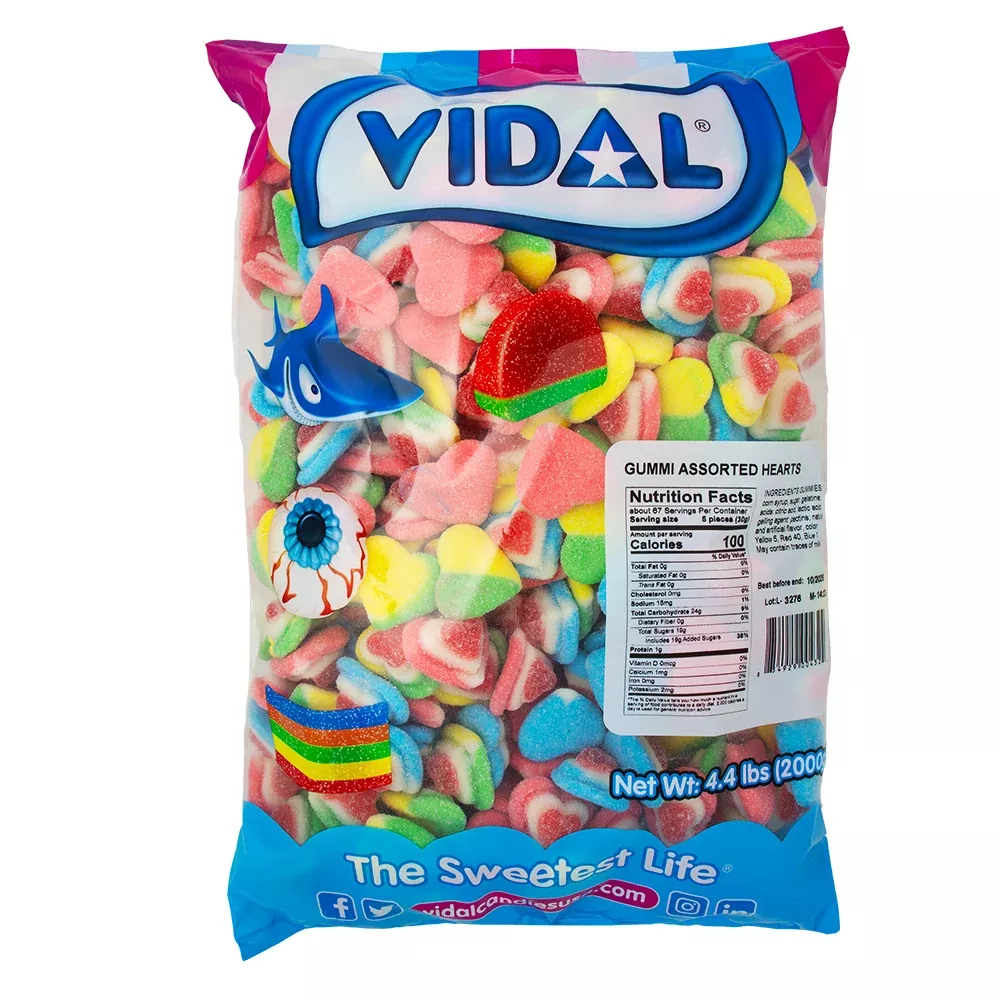 Vidal Assorted Heart Gummies - 2kg