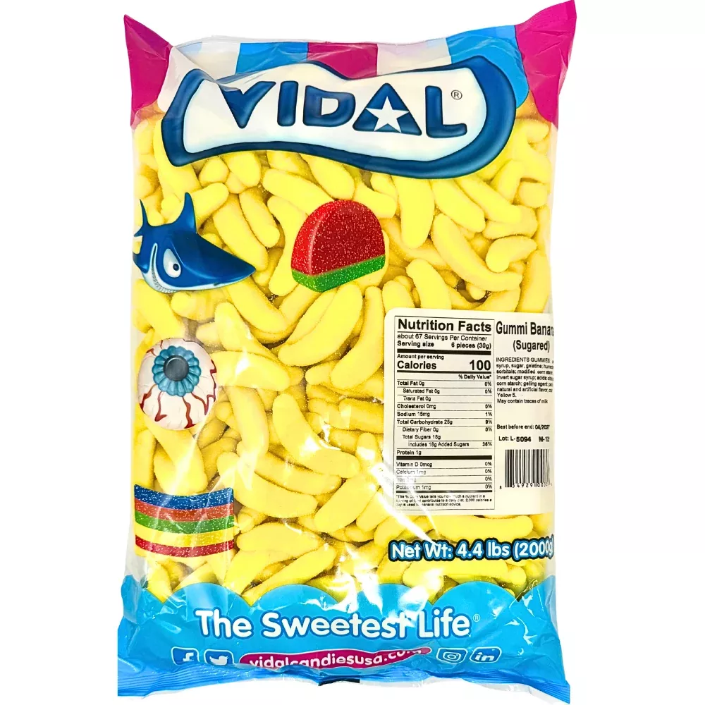 Vidal Sugared Bananas - 4.4lbs