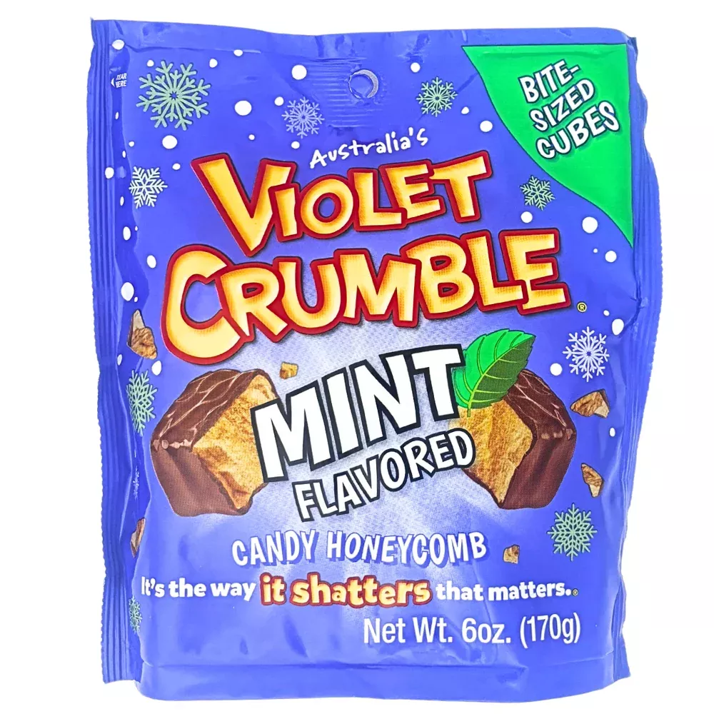 Violet Crumble Mint Flavoured Honeycomb Chocolate Bites (Australia) - 170g