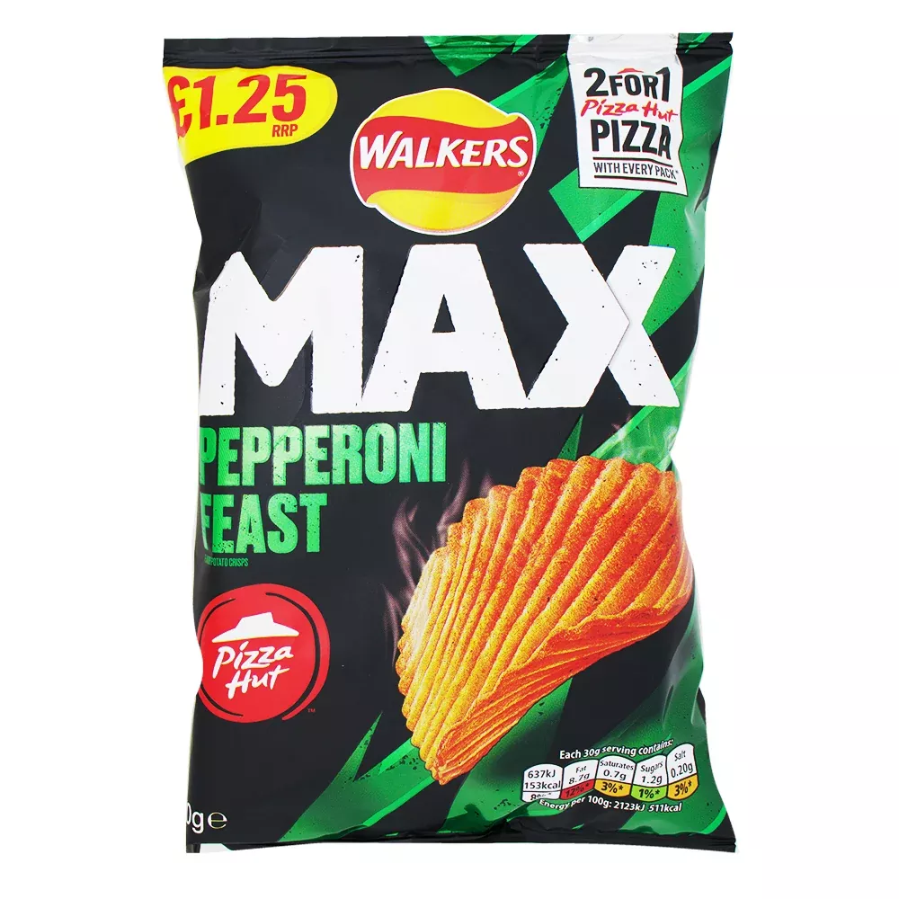 Walkers Pizza Hut Pepperoni Feast (UK) - 70g