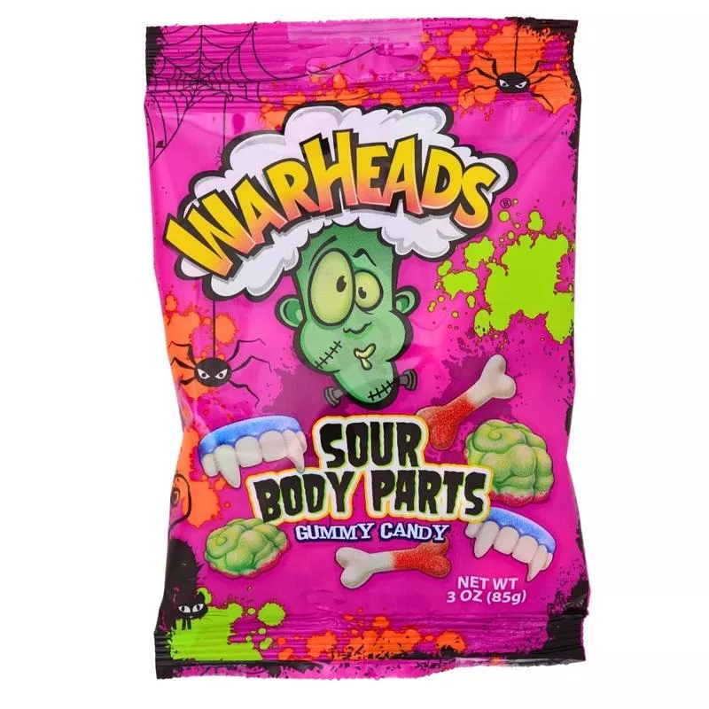 Warheads Gummy Body Parts - 3oz