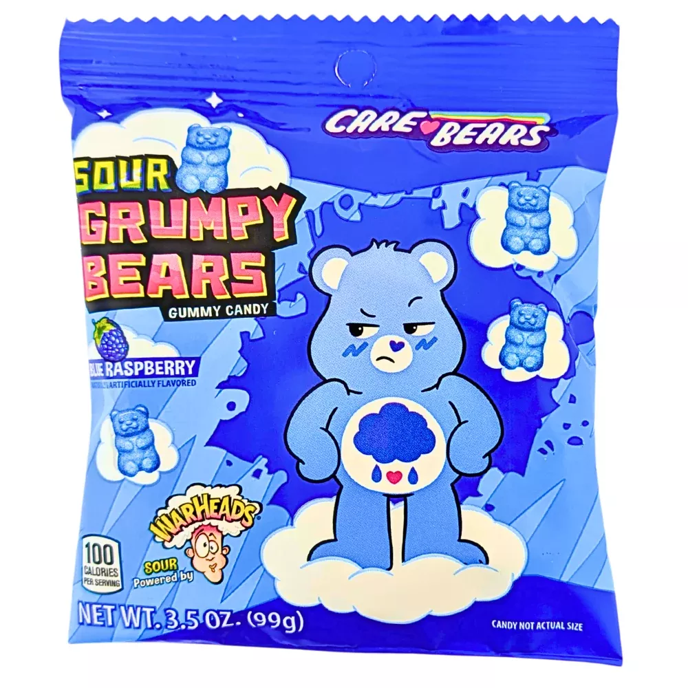 Warheads Sour Grumpy Care Bears - 3.5oz