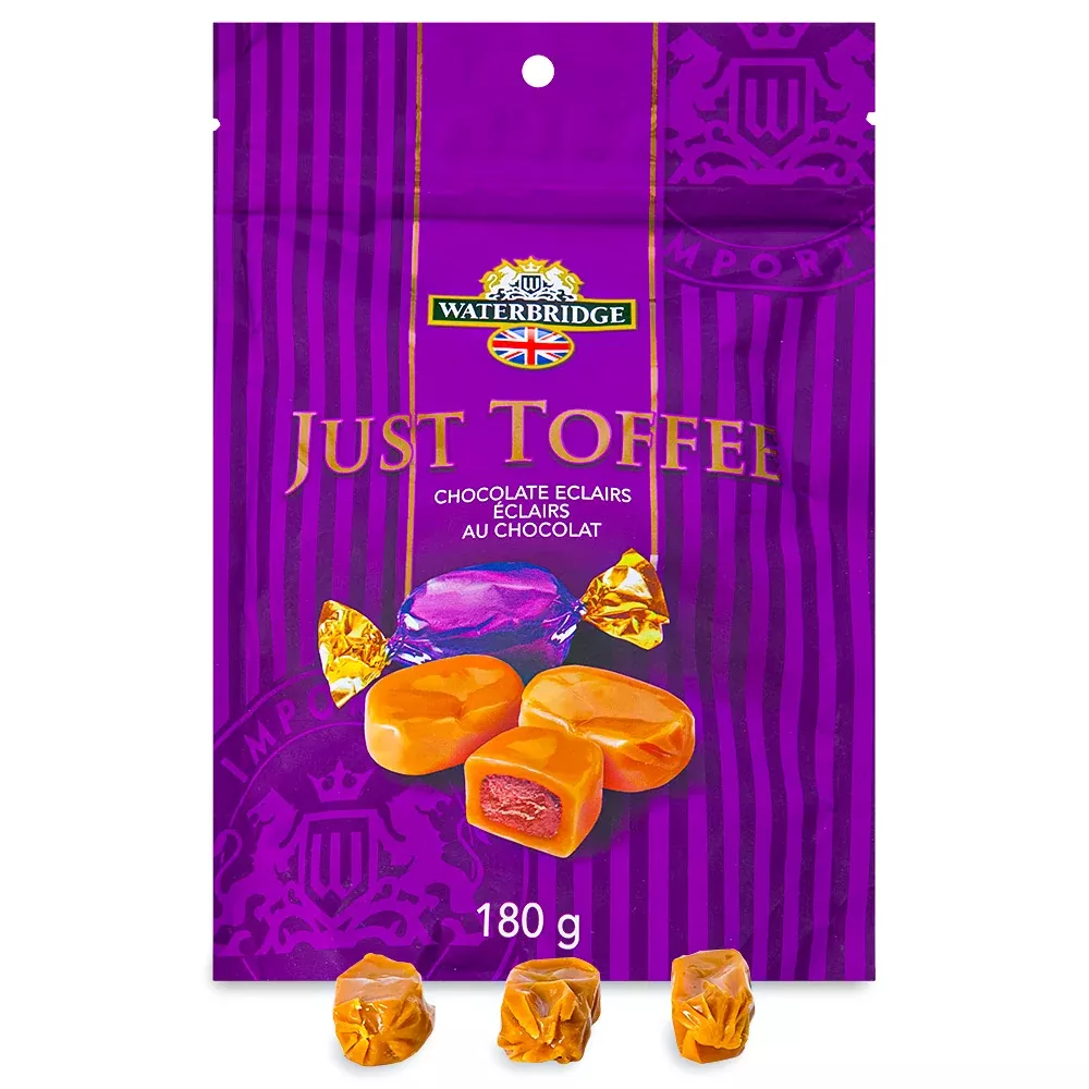 Waterbridge Just Toffee Chocolate Eclairs - 180g