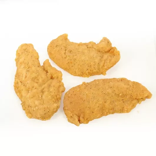 Wayne Farms Par Fried 2 Flat Breaded Chicken Tenders 5 Pound Each - 2 Per Case
