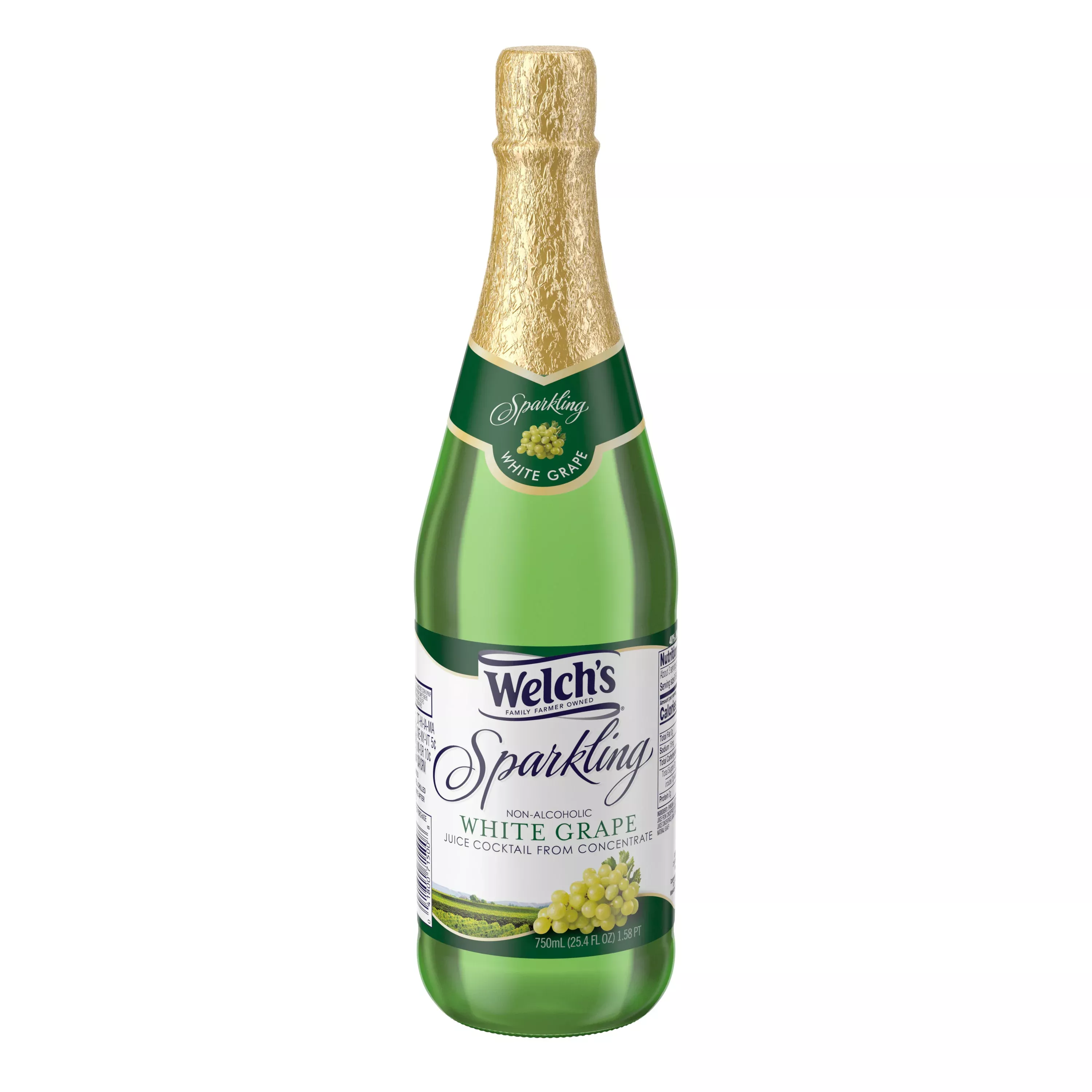 Welch's Sparkling Juice Cocktail White Grape 25.4 Fluid Ounce - 12 Per Case