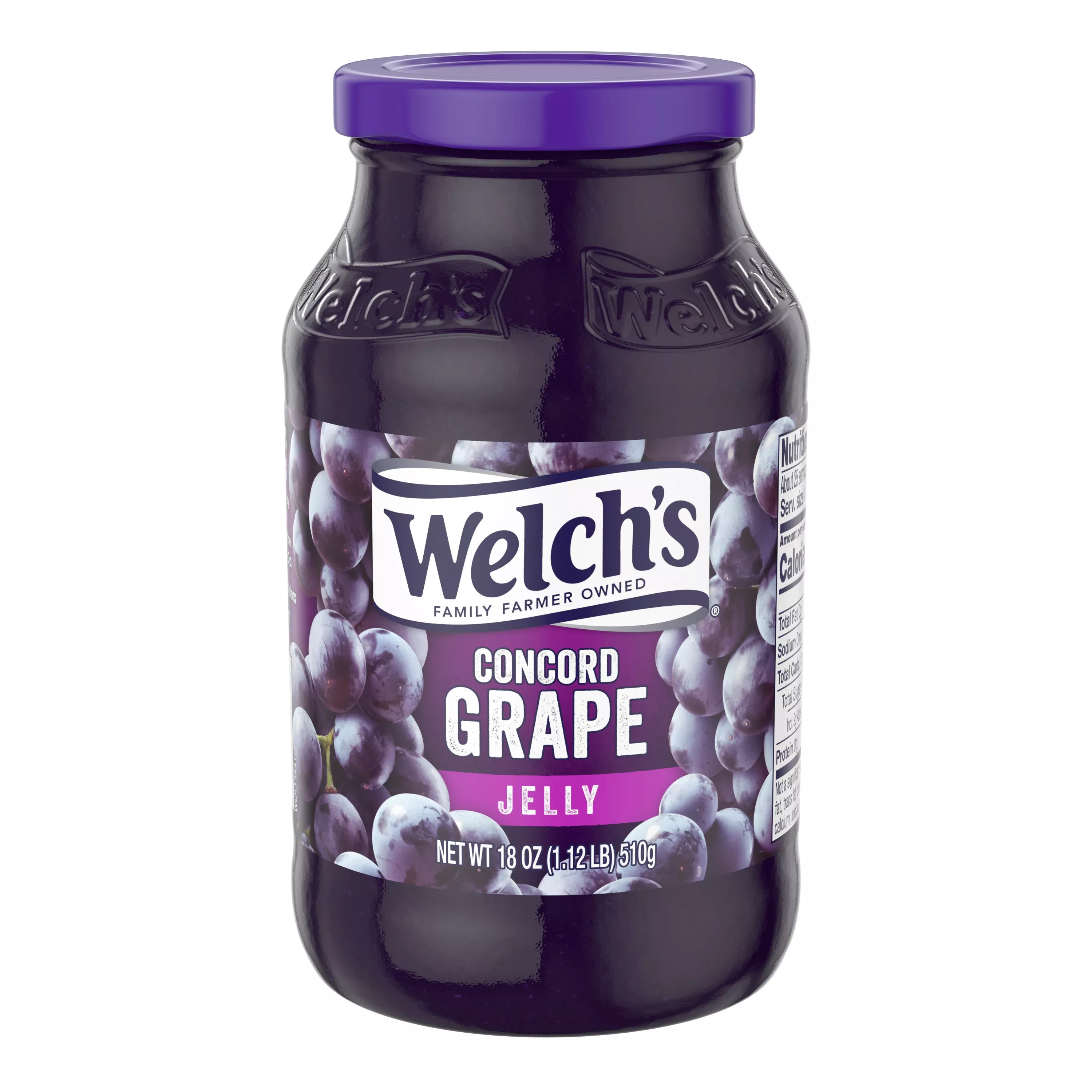 Welch's Spread Concord Grape Jelly 18 Ounce Size - 12 Per Case