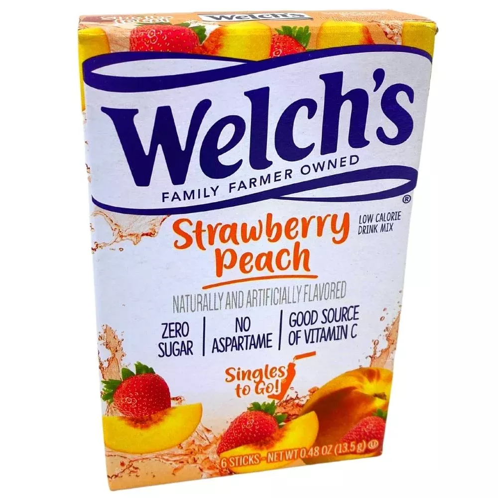 Welch's Strawberry Peach Singles To Go