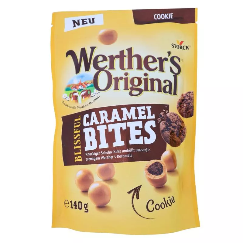 Werther's Original Blissful Caramel Bites Cookies - 140g