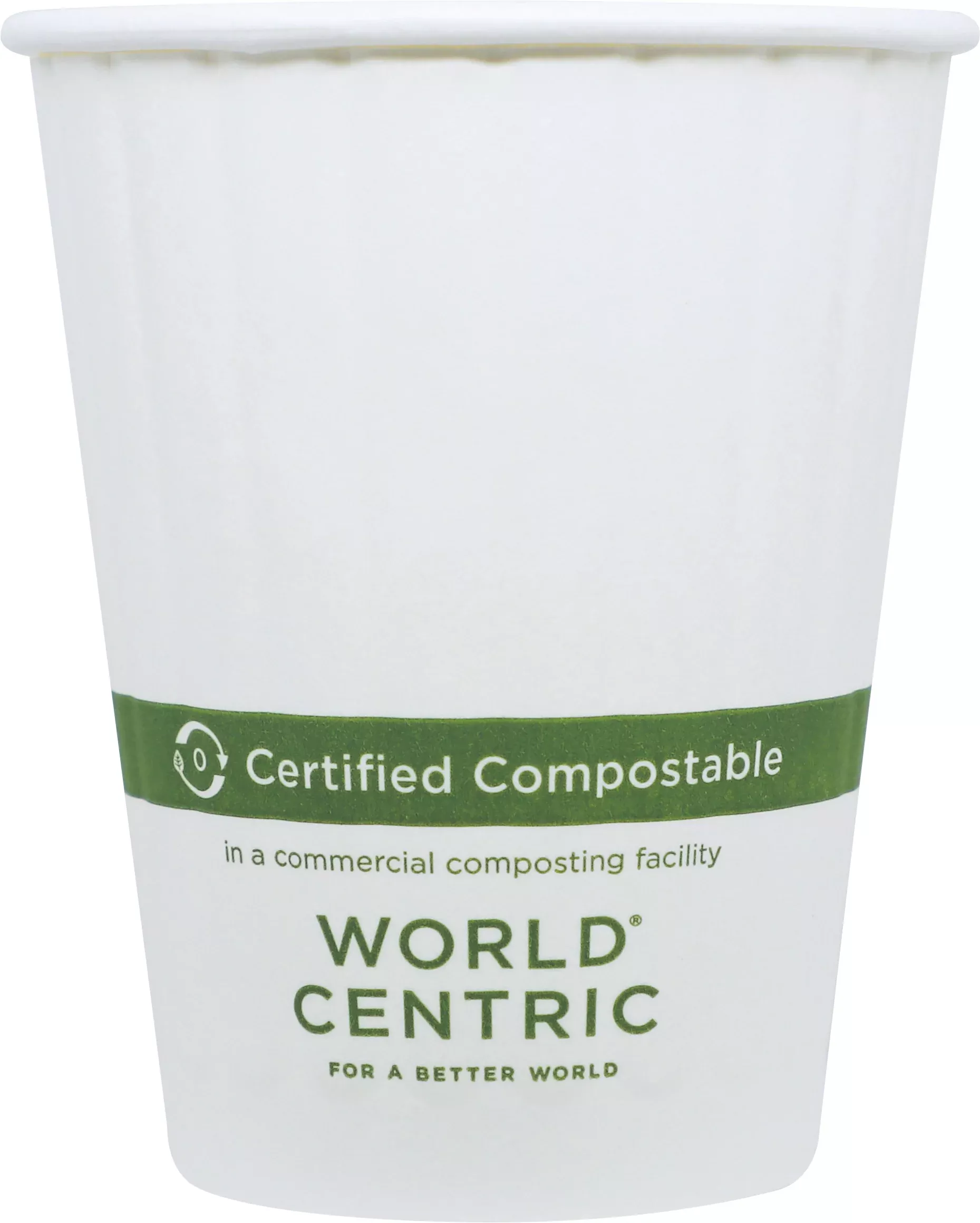 World Centric 12 Ounce Sfi(r) Paper Hot Cup Double Wall White