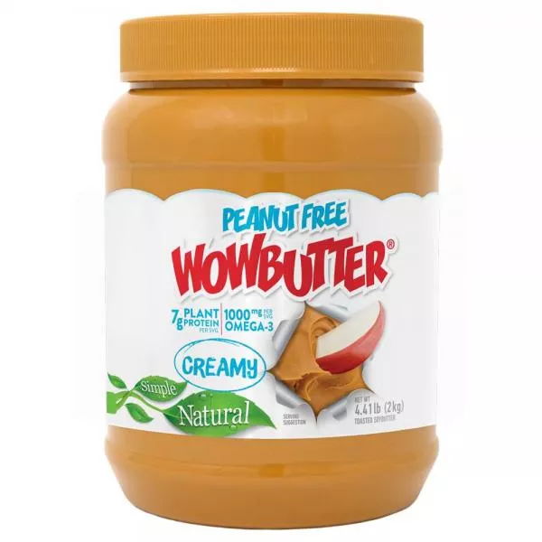Wowbutter Peanut Free Spread Jars Creamy Pound 4.4 Pound Each - 2 Per Case
