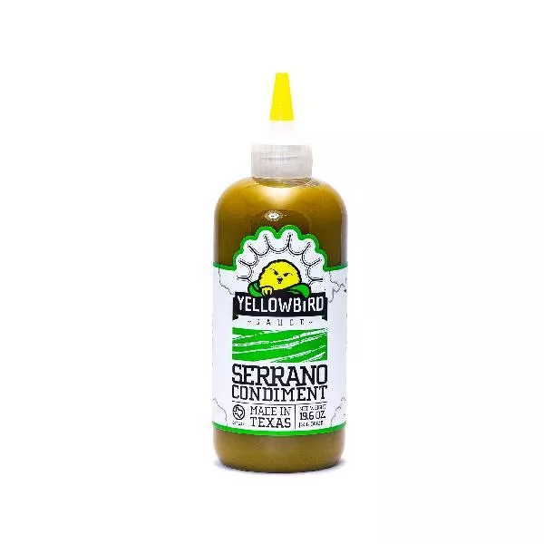 Yellowbird Foods Serrano Sauce 19.6 Ounce Size - 6 Per Case