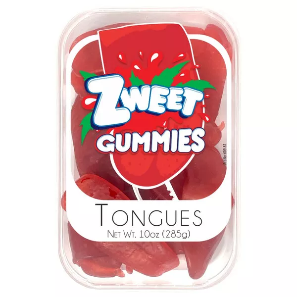 Zweet Gummies Big Tongues 10 oz. Tub