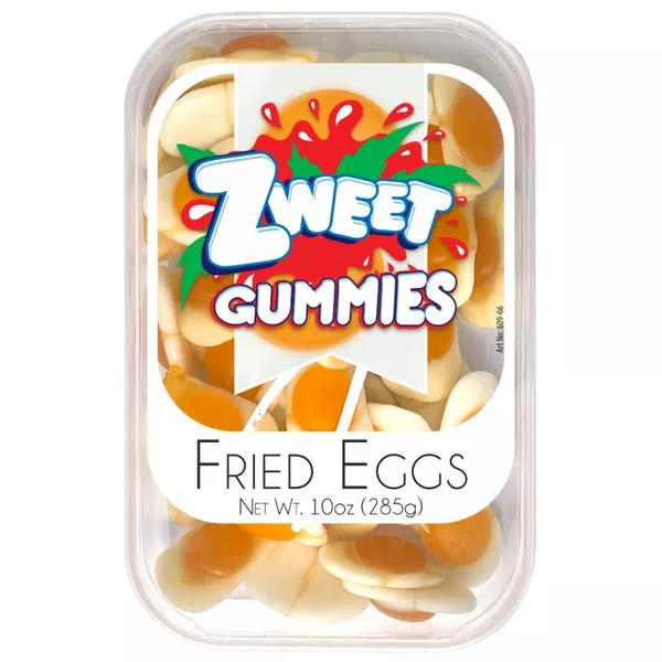 Zweet Gummies Fried Eggs 10 oz. Tub