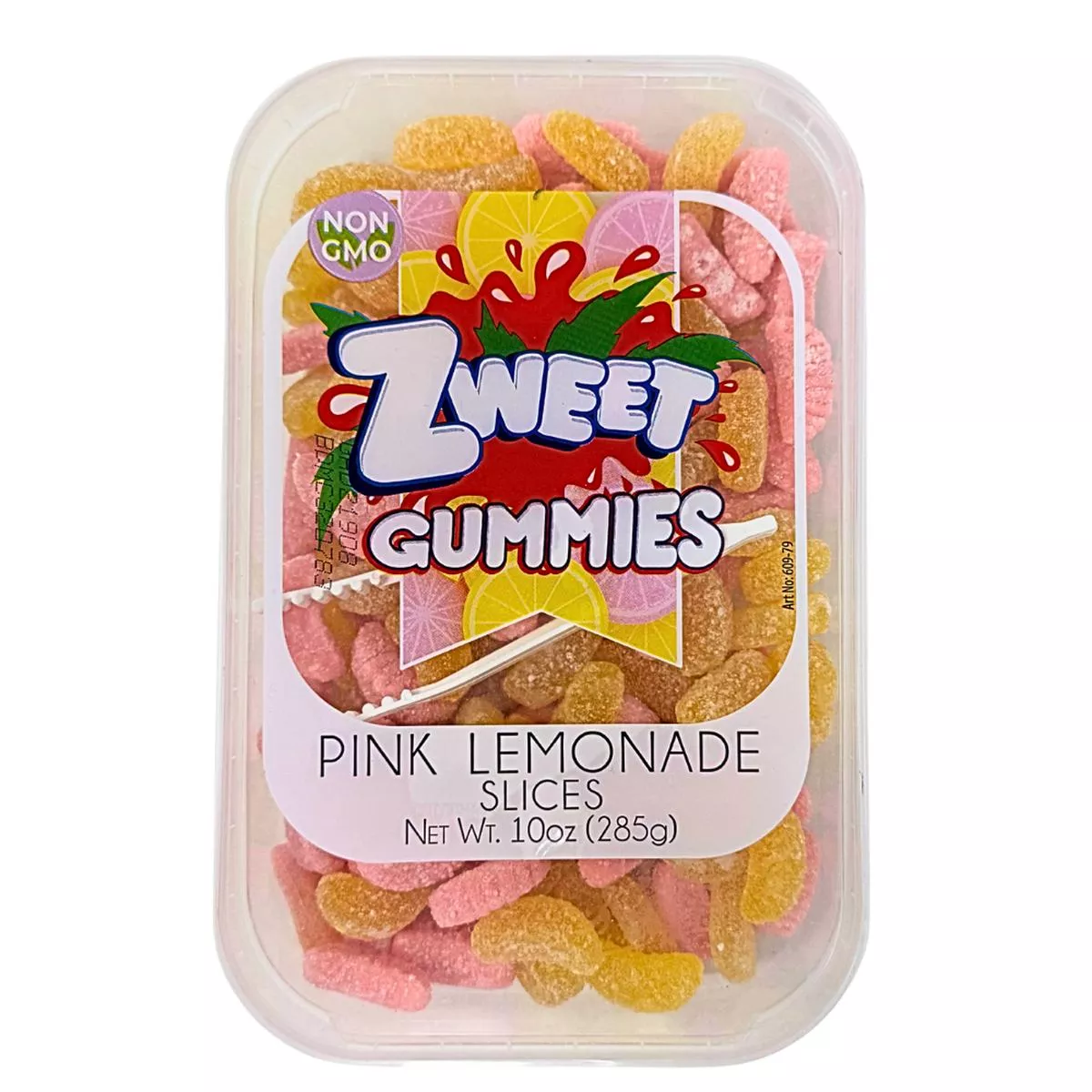 Zweet Gummies Pink Lemonade Slices 10oz – 6 Pack