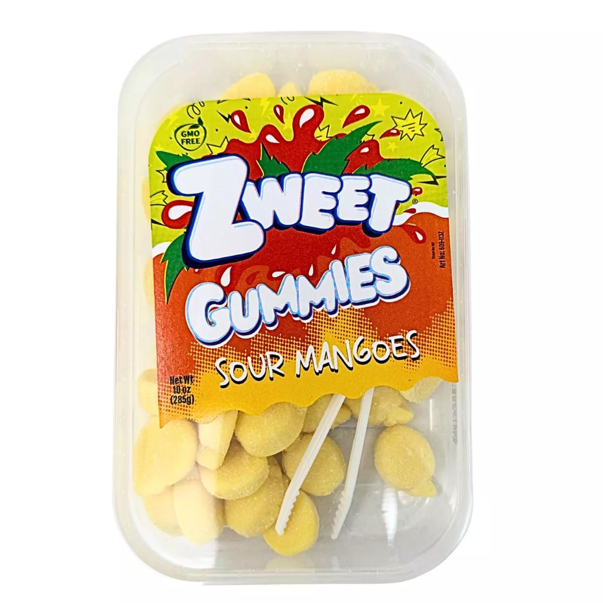 Zweet Gummies Sour Mangoes 10oz – 6 Pack