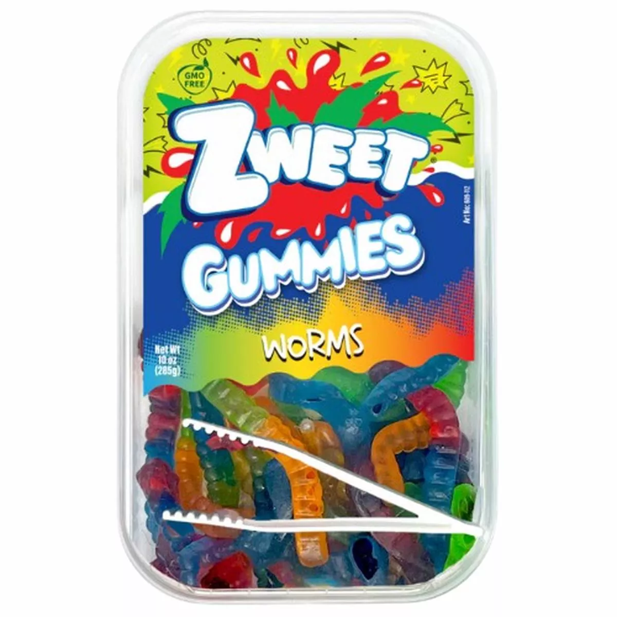 Zweets Gummy Worms 10 oz. Tub